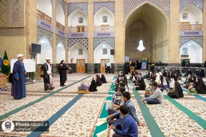 نشست قرآنی ویژه کودکان ناشنوا در حرم مطهر رضوی