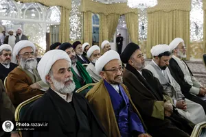 دیدار اساتید پیشکسوت حوزه علمیه مشهد با تولیت آستان قدس رضوی