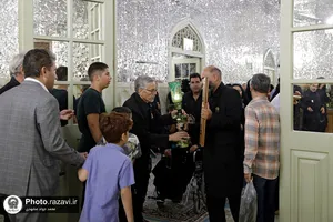 مراسم قرآن&zwnj;خوانی &laquo;صفه&raquo; در حرم امام رضا علیه&zwnj;السلام