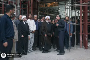 بازدید تولیت آستان قدس رضوی از پروژه رواق زیرسطحی امام حسین علیه&zwnj;السلام