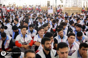 مراسم اذن خدمت ۳هزار داوطلب هلال احمر