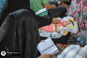 قرائت دعای عرفه در حرم مطهر رضوی-2
