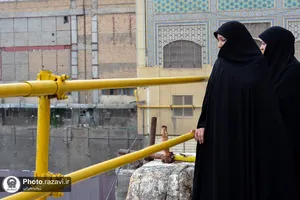 بازدید خدام خواهر حرم مطهر از دستاوردهای آستان قدس رضوی