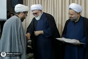 حضور تولیت آستان قدس رضوی در مدرسه علمیه امام خمینی (ره) مشهد