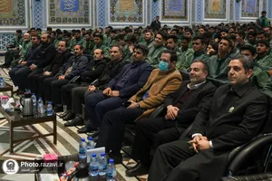 گردهمایی روز جوان در حرم مطهر رضوی