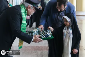 استقبال از زائرین بارگاه منور رضوی در مشهد