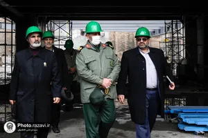 بازدید اعضای بنیاد حفظ و نشر آثار دفاع مقدس از پروژه های عمرانی حرم مطهر رضوی