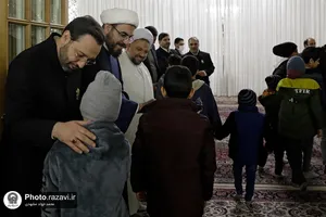 مراسم جشن میلاد امیرالمومنین در تالار ولایت حرم مطهر رضوی
