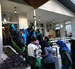شمیم رضوی در دبیرستان بشارت بابل پیچید