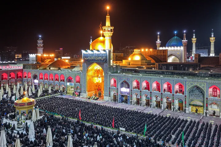 آیین شام غریبان امام رضا علیه‌السلام