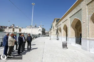 بازدید قائم مقام تولیت آستان قدس رضوی از پروژه&zwnj;های عمرانی حرم مطهر