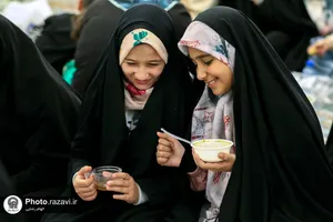 جشن تکلیف روزه اولی&zwnj;ها در حرم مطهر رضوی