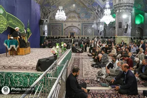 مراسم میلاد امام حسن عسکری(علیه&zwnj;السلام) در حرم مطهر رضوی