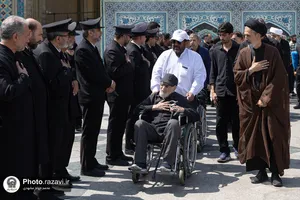 تشییع پیکر والده مکرمه آیت الله صدر حسینی