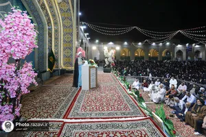 جشن ولادت حضرت رسول ویژه زائرین عرب زبان در حرم مطهر رضوی
