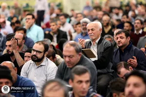 حال و هوای حرم مطهر رضوی در لیلةالرغائب
