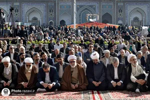 اقامه نماز عید سعید فطر در حرم مطهر رضوی-2