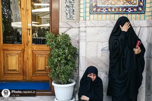 عزاداری روز تاسوعای حسینی در حرم مطهر رضوی