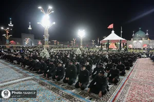 بزرگداشت شهدای اقتدار ایران در حرم مطهر رضوی