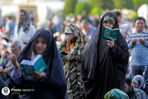 قرائت دعای عرفه در حرم مطهر رضوی-1