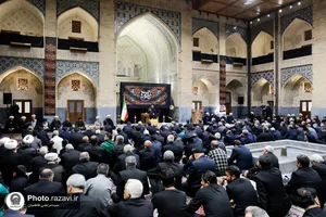 عزاداری دهه اول محرم با حضور تولیت آستان قدس رضوی-1