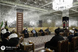 دیدار طلاب فعال فضای مجازی با تولیت آستان قدس رضوی
