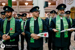 آیین خطبه&zwnj;خوانی خادمان حرم مطهر حضرت معصومه سلام الله علیها