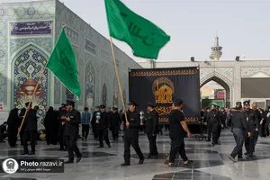 عزاداری روز شهادت امام رضا علیه&zwnj;السلام در حرم مطهر رضوی-2