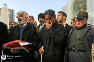 تشرف زائران روشندل به حرم مطهر رضوی