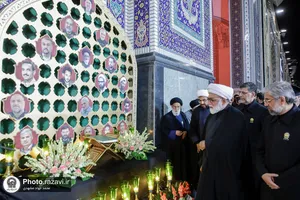 آیین خطبه&zwnj;خوانی شب عاشورای حسینی در حرم مطهر رضوی -2