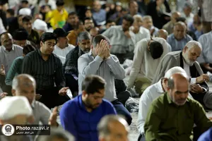 مراسم شب شهادت امام محمد باقر علیه&zwnj;السلام در حرم مطهر رضوی