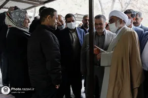 بازدید تولیت آستان قدس رضوی از روند خدمت&zwnj;رسانی به زائران نوروزی