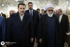 دیدار نخست وزیر عراق با تولیت آستان قدس رضوی