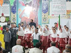 برپایی میزخدمت رضوی دهه فجر دربم