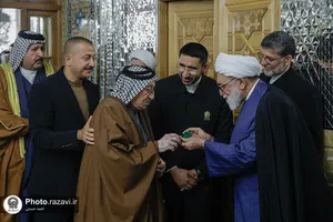 دیدار تولیت آستان قدس رضوی با شیوخ عشایر عراق