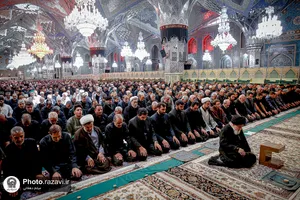 عزاداری روز اربعین حسینی در حرم مطهر رضوی