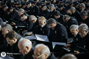 آئین بزرگداشت رهبر شهید انقلاب اسلامی در حرم مطهر رضوی