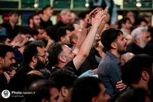 مراسم عزاداری دهه آخر ماه صفر در رواق امام خمینی (ره) حرم مطهر رضوی