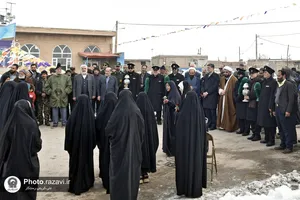 آئين افتتاح پروژه&zwnj;هاي حمایتی روستاي حسين آباد جنگل