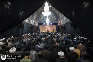 مجلس روضه فاطمیه در حرم مطهر رضوی-1
