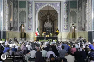 مراسم شب زیارتی امام رضا(علیه&zwnj;السلام) در حرم مطهر رضوی