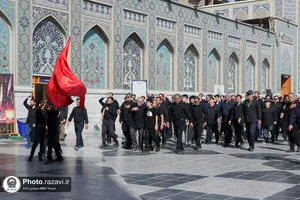 عزاداری عاشورای حسینی در حرم مطهر رضوی