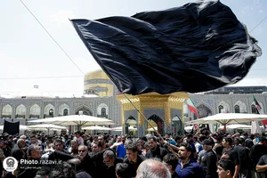 حرم مطهر رضوی در روز رحلت پیامبر اکرم و شهادت امام حسن مجتبی علیهم&zwnj;السلام