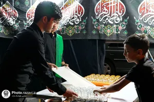 عزاداری دهه اول محرم در دبیرستان علوم و معارف امام رضا علیه&lrm;&zwnj;السلام