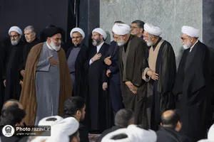 آئین بزرگداشت رهبر شهید انقلاب اسلامی در حرم مطهر رضوی