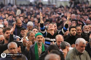 مراسم گرامیداشت حماسه ٩ دی در حرم مطهر رضوی - 1