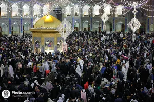استقبال از بهار در حرم مطهر رضوی