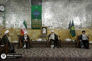 دیدار شیخ عیسی قاسم، رهبر شیعیان بحرین با تولیت آستان قدس رضوی