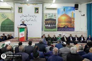 سخنرانی تولیت آستان قدس رضوی در جمع مردم سرخس