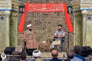 مراسم بزرگداشت شهید حجت&zwnj;الاسلام سیدحسن نصرالله در حرم مطهر رضوی